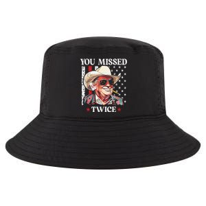 You Missed Twice Western Trump Cowboy Trump 2024 Cool Comfort Performance Bucket Hat