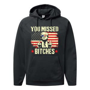 You Missed Trump 2024 You Missed Performance Fleece Hoodie