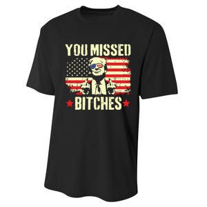 You Missed Trump 2024 You Missed Performance Sprint T-Shirt