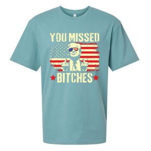 You Missed Trump 2024 You Missed Sueded Cloud Jersey T-Shirt