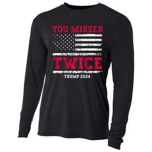 You Missed Twice Trump Assassination Cooling Performance Long Sleeve Crew