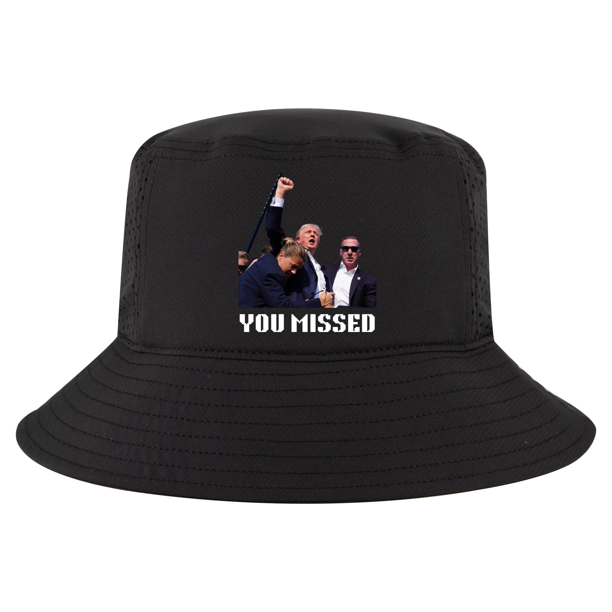 You Missed Trump 2024 Cool Comfort Performance Bucket Hat