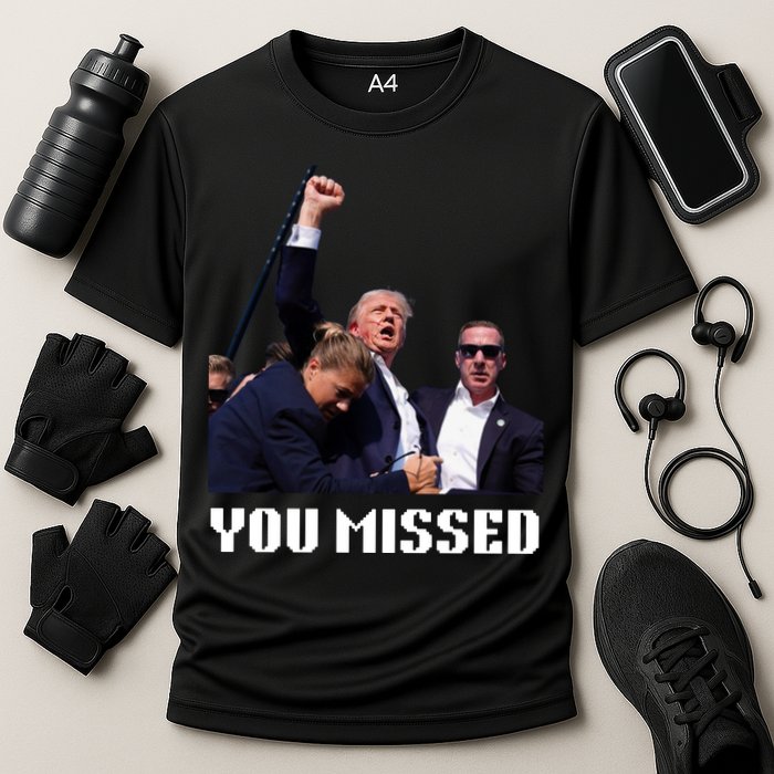 You Missed Trump 2024 Cooling Performance Crew T-Shirt
