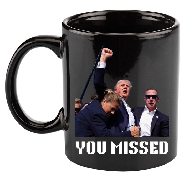You Missed Trump 2024 11oz C Handle Ceramic Mug