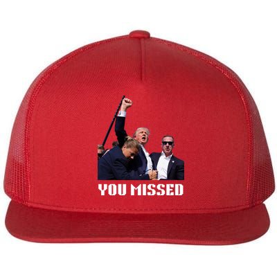 You Missed Trump 2024 Flatbill Hat