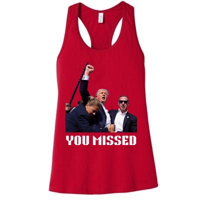 You Missed Trump 2024 Womens Tank Top
