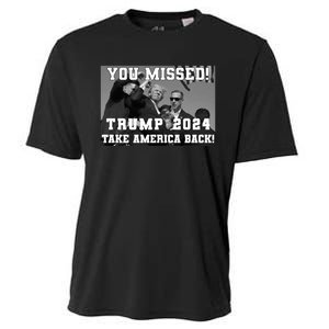 You Missed Trump 2024 Take America Back Pennsylvania Rally Cooling Performance Crew T-Shirt