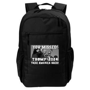 You Missed Trump 2024 Take America Back Pennsylvania Rally Daily Commute Backpack