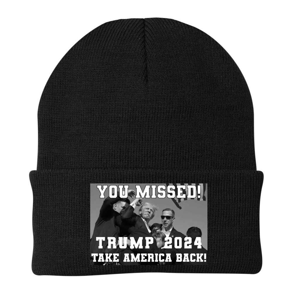 You Missed Trump 2024 Take America Back Pennsylvania Rally Beanie