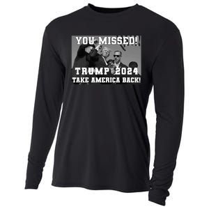 You Missed Trump 2024 Take America Back Pennsylvania Rally Cooling Performance Long Sleeve Crew