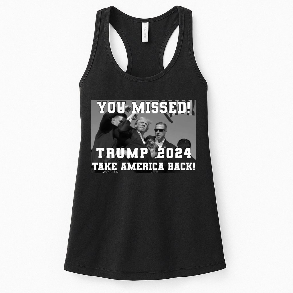 You Missed Trump 2024 Take America Back Pennsylvania Rally Womens Tank Top