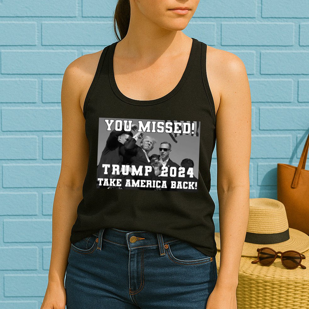 You Missed Trump 2024 Take America Back Pennsylvania Rally Womens Tank Top