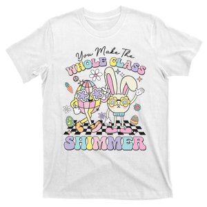 You Made The Hole Class Shimmer Retro Easter Day Teacher Life School T-Shirt