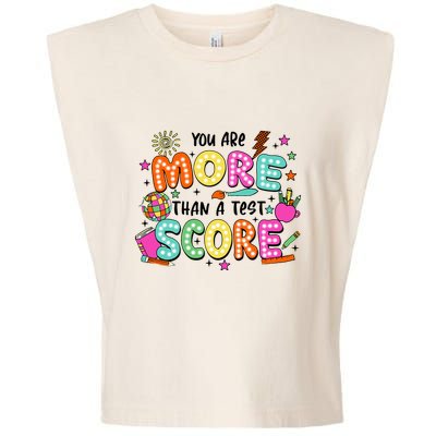 YouRe More Than A Test Score Garment-Dyed Women's Muscle Tee