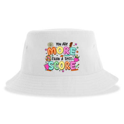 YouRe More Than A Test Score Sustainable Bucket Hat