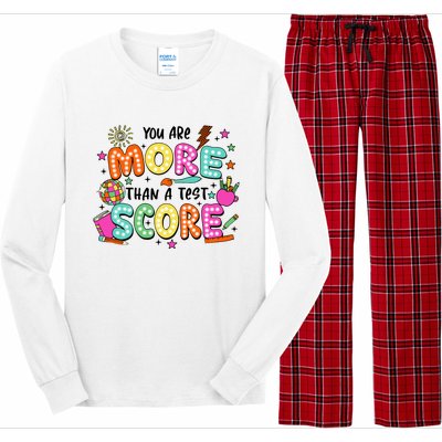 YouRe More Than A Test Score Long Sleeve Pajama Set