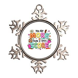 YouRe More Than A Test Score Metallic Star Ornament