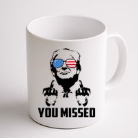 You Missed Trump Middle Finger Usa Funny Mug