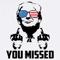 You Missed Trump Middle Finger Usa Funny Mug