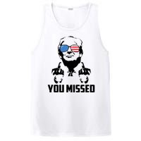 You Missed Trump Middle Finger Usa Funny PosiCharge Competitor Tank