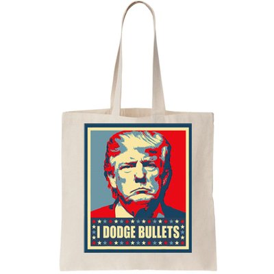 You Missed Trump I Dodge Bullets Tote Bag