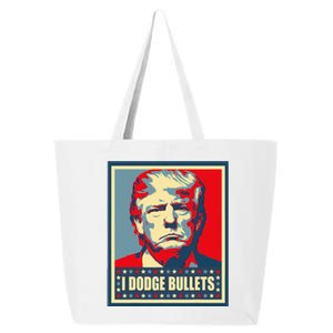 You Missed Trump I Dodge Bullets 25L Jumbo Tote