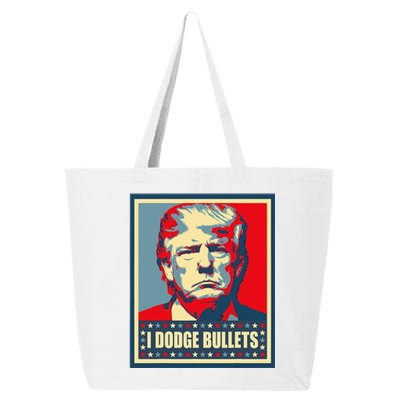 You Missed Trump I Dodge Bullets 25L Jumbo Tote