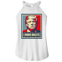 You Missed Trump I Dodge Bullets Women’s Perfect Tri Rocker Tank