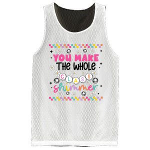 You Make The Whole Class Shimmer Mesh Reversible Basketball Jersey Tank