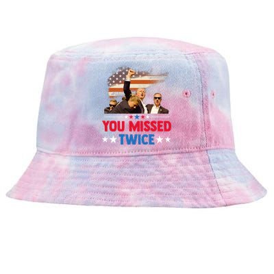 You Missed Twice Tie-Dyed Bucket Hat