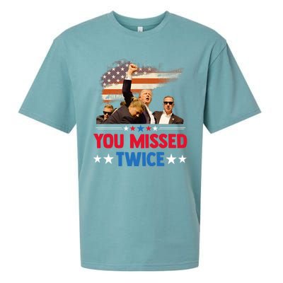 You Missed Twice Sueded Cloud Jersey T-Shirt