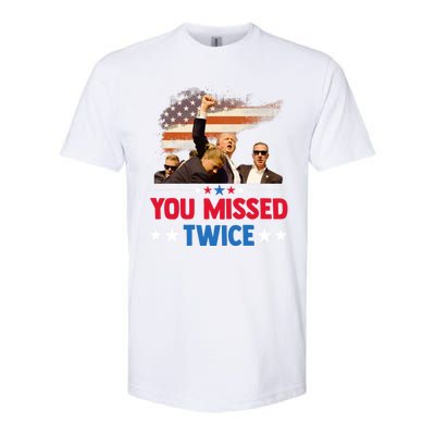 You Missed Twice Softstyle® CVC T-Shirt