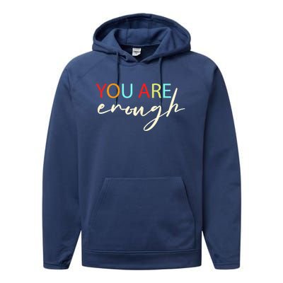 You Matter To The Person Behind Me You Are An Amazing Person Performance Fleece Hoodie