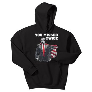 You Missed Twice Trum Kids Hoodie