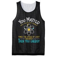 You Matter Until You Multiply Yourself Funny Science Physics Mesh Reversible Basketball Jersey Tank