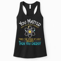 You Matter Until You Multiply Yourself Funny Science Physics Womens Tank Top