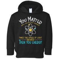 You Matter Until You Multiply Yourself Funny Science Physics Toddler Hoodie