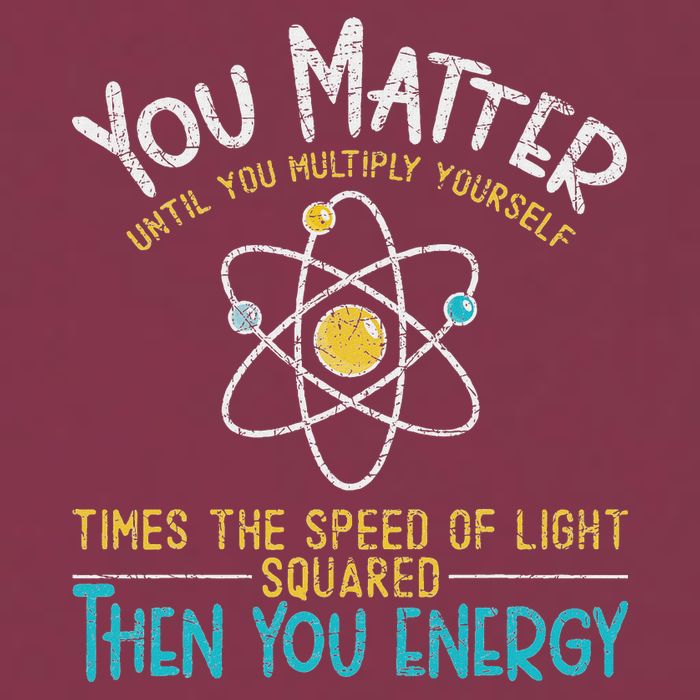 You Matter Until You Multiply Yourself Funny Science Physics 16oz Travel Tumbler