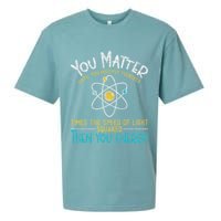 You Matter Until You Multiply Yourself Funny Science Physics Sueded Cloud Jersey T-Shirt