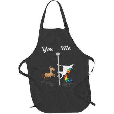 You Me Unicorn Pole Dancing Unicorn Apron