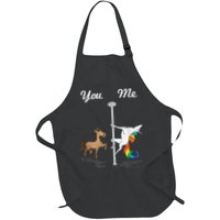 You Me Unicorn Pole Dancing Unicorn Apron