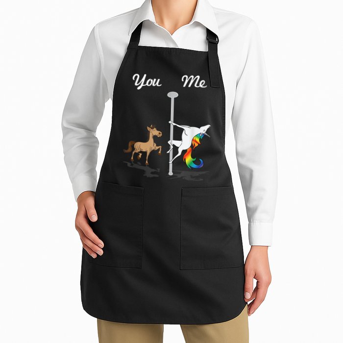 You Me Unicorn Pole Dancing Unicorn Apron