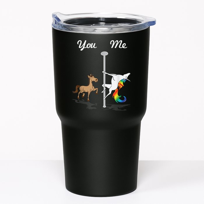 You Me Unicorn Pole Dancing Unicorn Tumbler