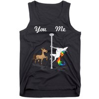 You Me Unicorn Pole Dancing Unicorn Tank Top
