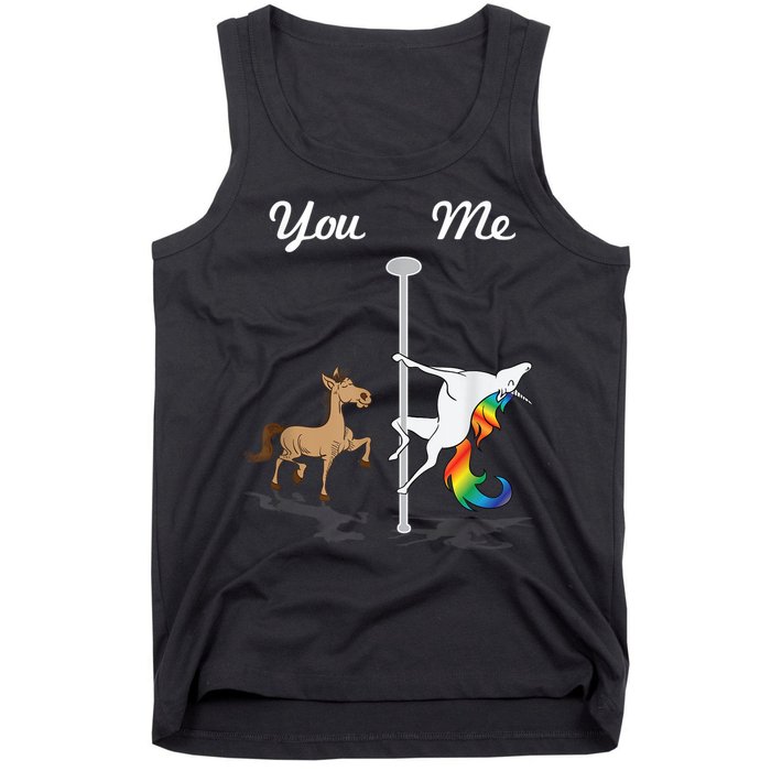 You Me Unicorn Pole Dancing Unicorn Tank Top