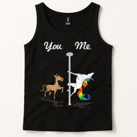 You Me Unicorn Pole Dancing Unicorn Tank Top