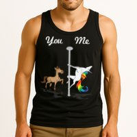 You Me Unicorn Pole Dancing Unicorn Tank Top