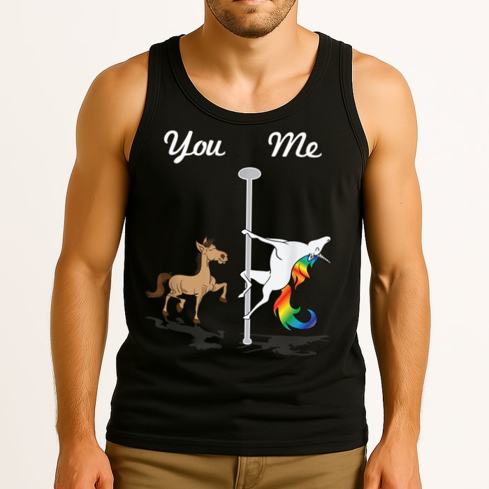 You Me Unicorn Pole Dancing Unicorn Tank Top
