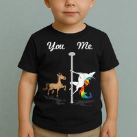 You Me Unicorn Pole Dancing Unicorn Toddler T-Shirt