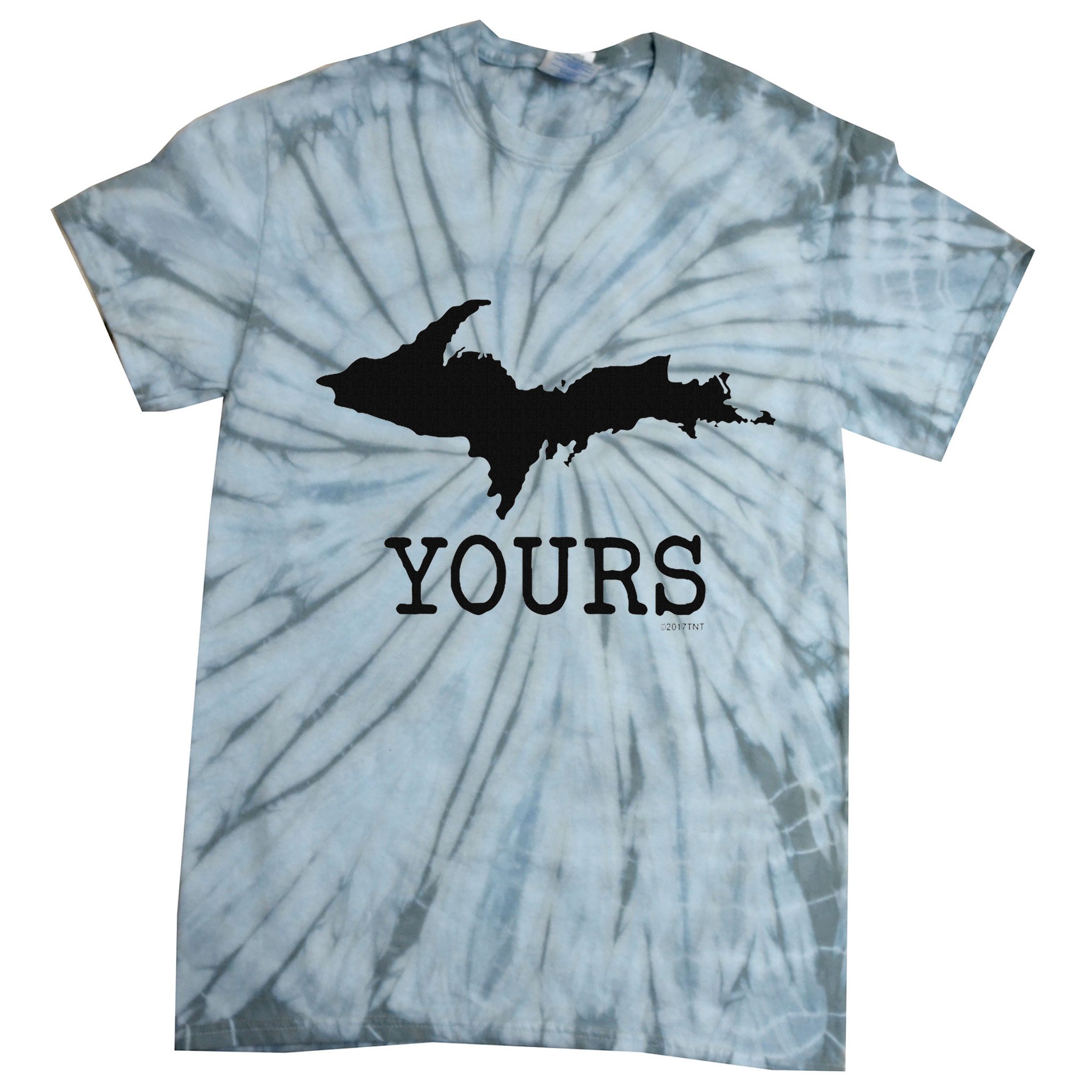Yooper Michigan Upper Peninsula Up Yours Tie-Dye T-Shirt